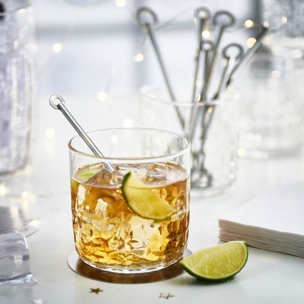 Палочка для размешивания напитка,8 шт, нержавеющая сталь IKEA FRÖJDA 605.814.49 - схема-чертеж с размерами