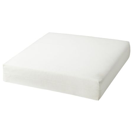 Внутренн подушка для подушки сиденья, для сада белый с оттенком 62x62 см IKEA DUVHOLMEN ДУВХОЛЬМЕН 703.918.54
