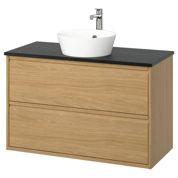 Шкаф с ящиками, раковина, смеситель IKEA KATTEVIK КАТТЕВИК, ÄNGSJÖN 095.215.81 - фото 2