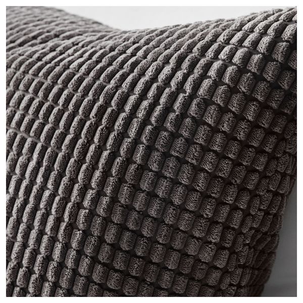 Чехол на подушку ГУЛЛЬКЛОКА, серый (50x50 см) - фото 2