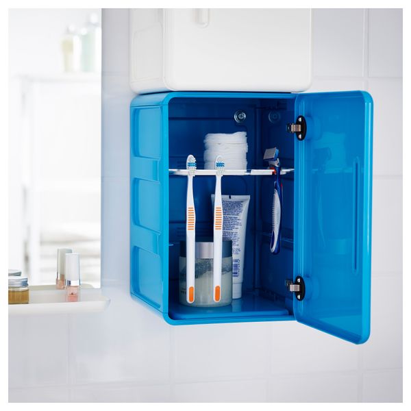 Шкаф ЛЕЙЕН, синий (20x31 см) - фото 2