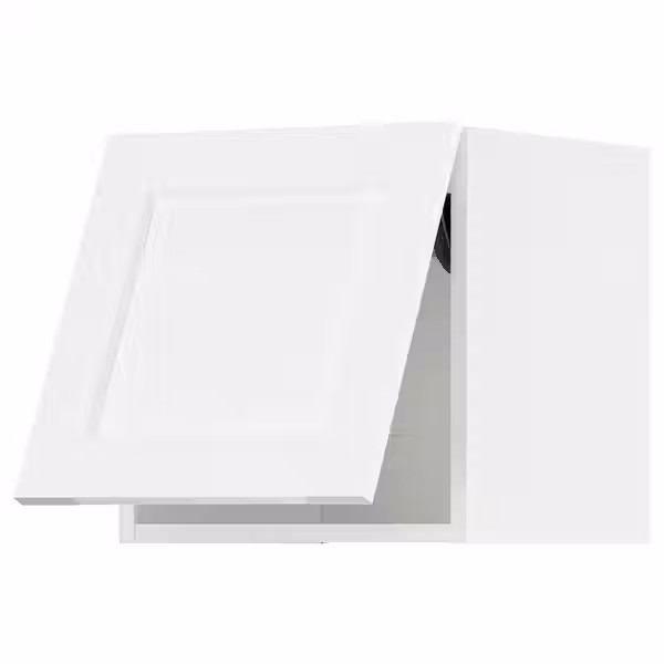 METOD Горизонтальный навесной шкаф - белый Enköping/белый под дерево 40x40 см - фото 1