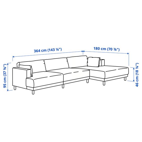IKEA, дополнительный ракурс - схема-чертеж с размерами
