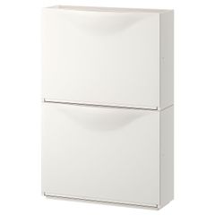 Галошница/шкаф, белый 52x18x39 см IKEA TRONES ТРОНЭС 603.973.09
