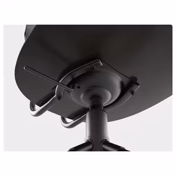 KULLABERG Рабочий стул - чёрный - схема-чертеж с размерами