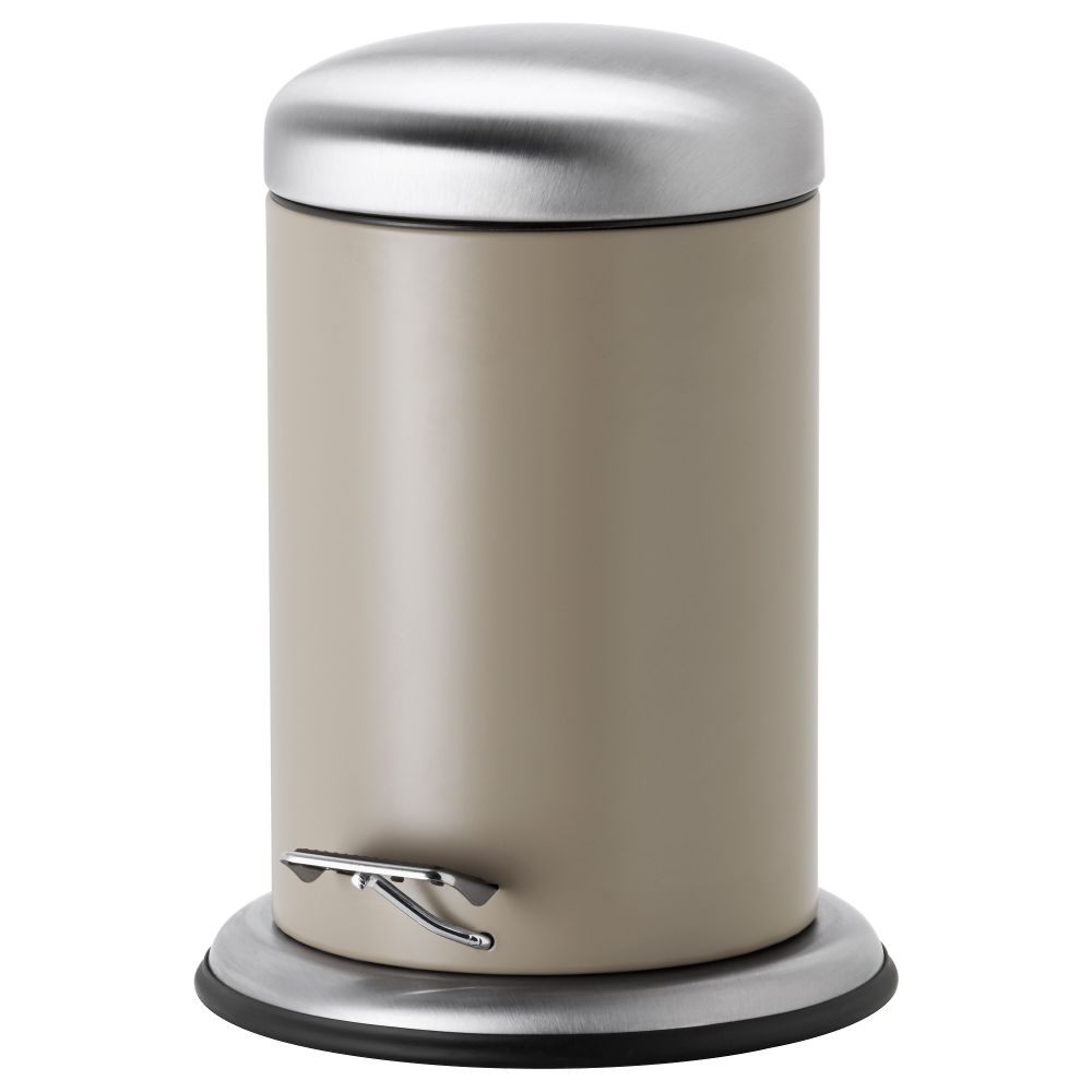 Ведро с откидной крышкой МЬЁСА, светло-коричневый (3 л) - схема-чертеж с размерами