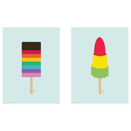 Постер, Леденцы на палочке I, 30x40 см IKEA DRÖMBILD ДРЁМБИЛЬД 704.420.33