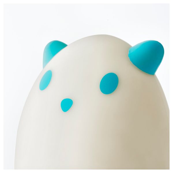 Светодиодный ночник СПЁКА, зверюшка белый, бирюзовый - фото 2