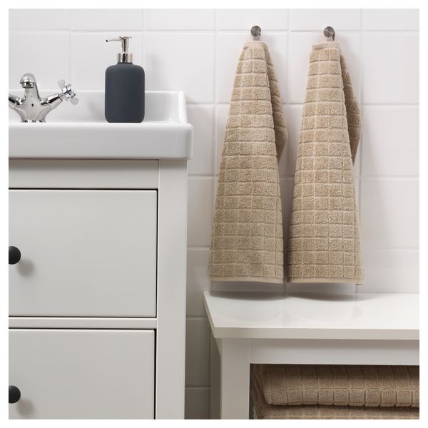 Полотенце ОФЬЕРДЕН, темно-бежевый (30x50 см) - фото 3
