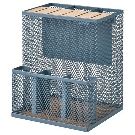 VIMPELFISK ВИМПЕЛФИСК Подставка для ножей - бамбук/серо-бирюзовый