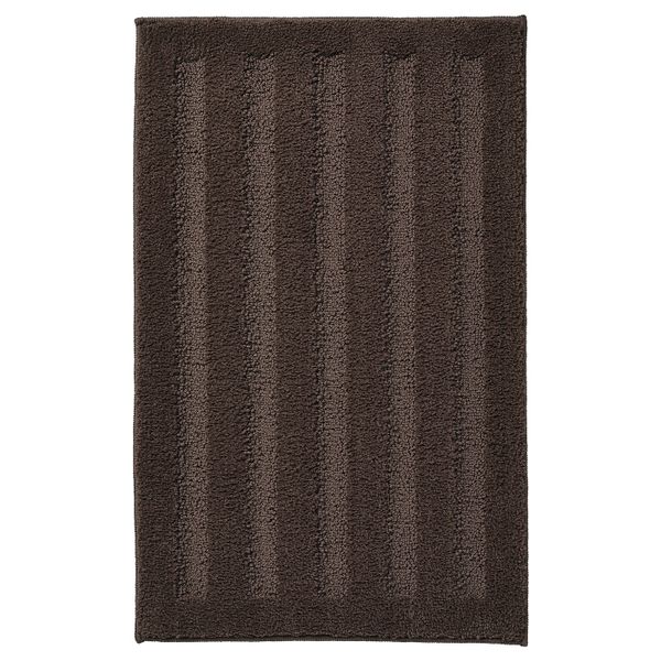 Коврик для ванной, темно-коричневый 50x80 см IKEA EMTEN ЭМТЕН 004.686.96 - фото 1