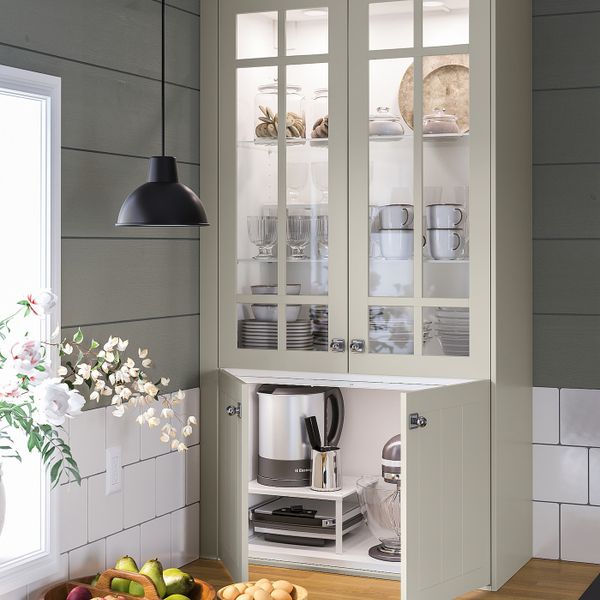 Софит светодиодный, регулируемая яркость цвет алюминия IKEA MITTLED МИТЛЕД 104.536.56 - схема-чертеж с размерами