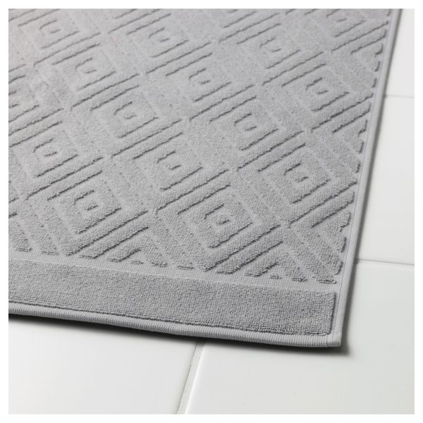 Коврик для ванной ФЭЛАРЕН, классический серый (50x80 см) - фото 2