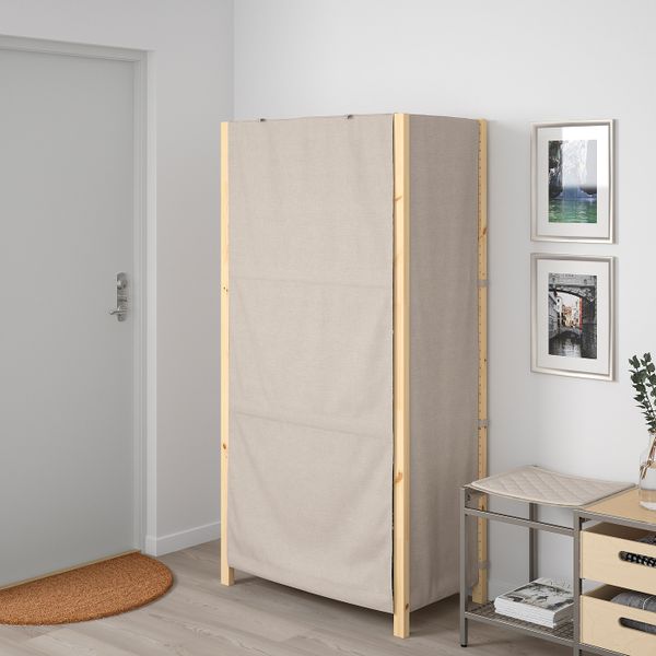 Стеллаж с чехлом 89x50x179 см IKEA IVAR ИВАР 892.879.99 - фото 3