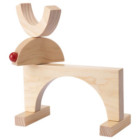 Светодиодное настольное украшение, с батарейным питанием, олень IKEA СТРОЛА 904.442.10