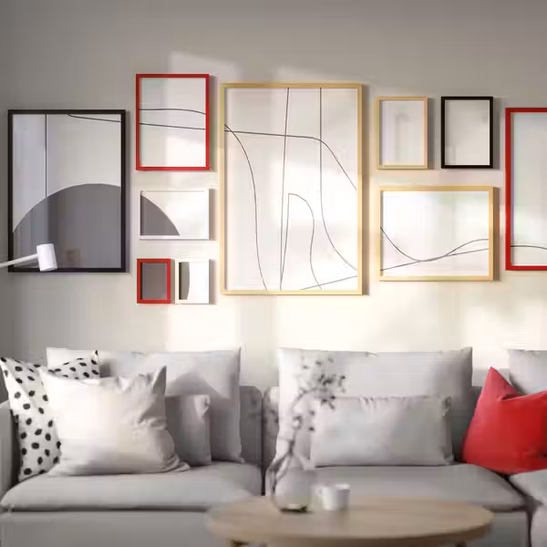 RÖDALM РЁДАЛЬМ Рама - под дуб 61x91 см - фото 5