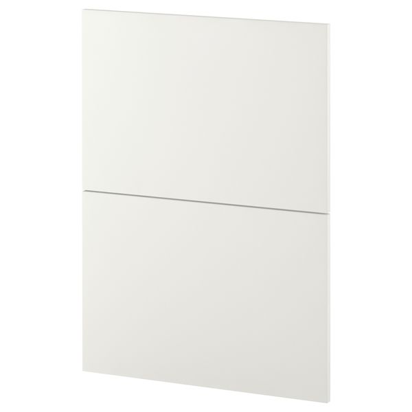 2 фронтальных панели для посудомоечной машины МЕТОД, Хэггеби белый (60 см) - схема-чертеж с размерами