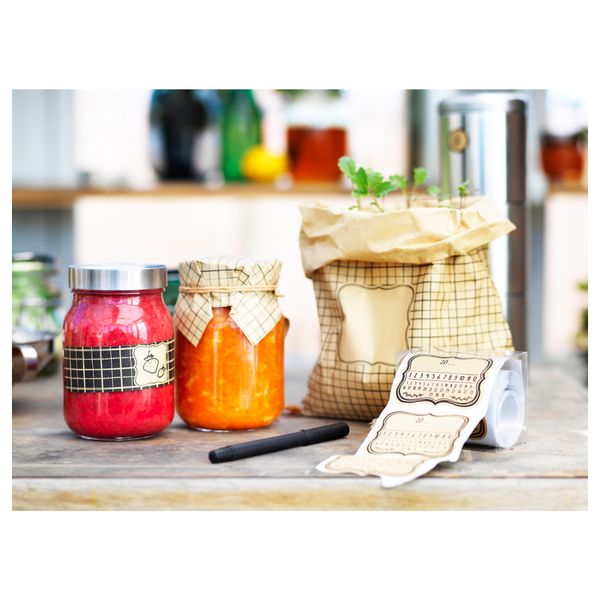 Фломастер ХЭМСМАК, белый, черный - схема-чертеж с размерами