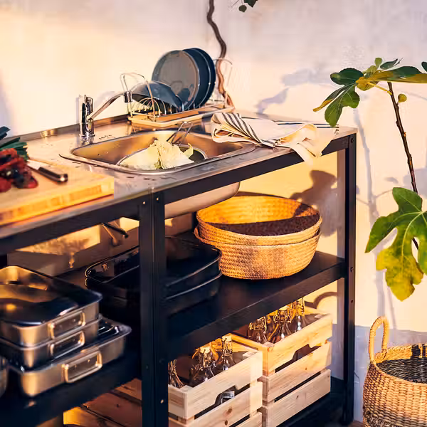 KALLSJÖN Кран для холодной воды - хромированный - фото 4