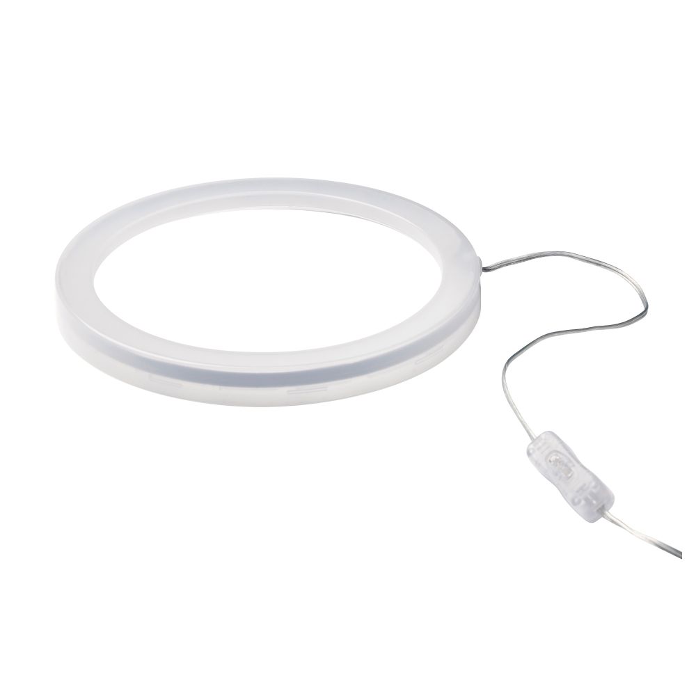 Рама со светодиодной подсветкой ЮСНИНГ, белый (24 см) - фото 1