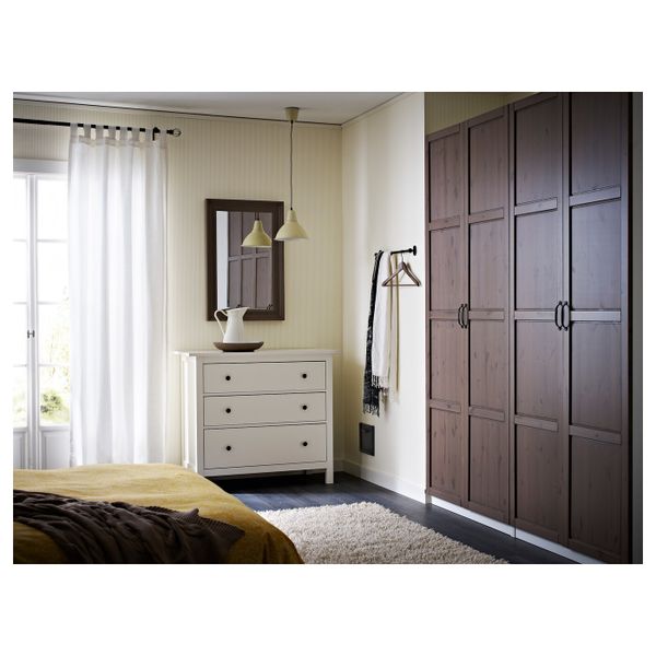 Зеркало, черно-коричневый 60x90 см IKEA ХЕМНЭС 203.692.09 - фото 4