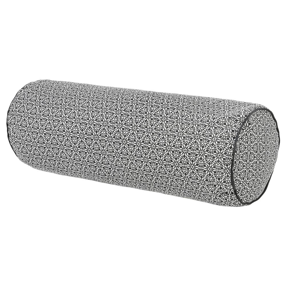 Валик, черный-белый 58x20 см IKEA HEMBJUDEN ХЕМБЬЮДЕН 605.119.70 - фото 1