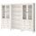 Комбинация для хранения с дверцами, ящиками ХЕМНЭС, белая морилка (270x197 см)