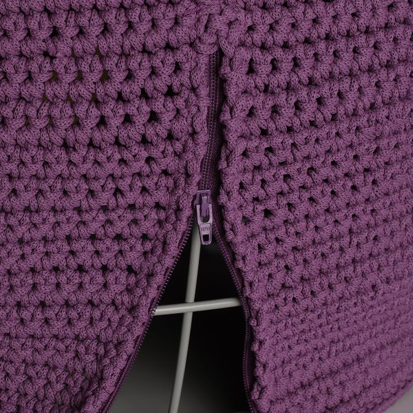 Пуф для дома/сада, фиолетовый 48 см IKEA OTTERÖN ОТТЕРЁН / INNERSKÄR ИННЕРСКЭР 193.048.55 - схема-чертеж с размерами