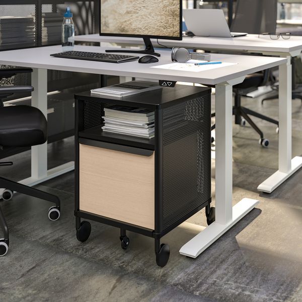 Модуль с электронным замком, 41x61 см, сетка черный IKEA BEKANT БЕКАНТ 892.868.05 - фото 5