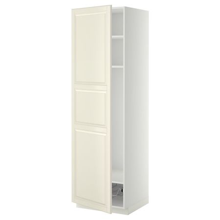 METOD Выс шкаф с полками/проволоч корзин