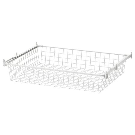 ALTARLIDEN АЛТАРЛИДЕН Проволочн корзина с направляющими - белый 80x62 см