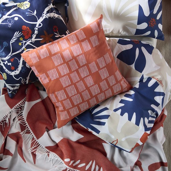 Чехол на подушку, оранжевый, 50x50 см IKEA PALPLJUNGMAL 306.080.25 - схема-чертеж с размерами