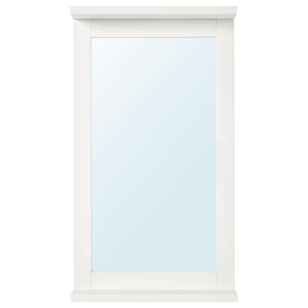 Зеркало с полкой, белый 36x64 см IKEA SILVERÅN СИЛВЕРОН 303.690.63