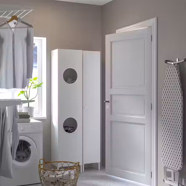 NYSJÖN Шкаф - белый 40x190 см - фото 2