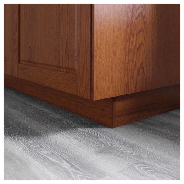 Цоколь ФИЛИПСТАД, коричневый (220x8 см) - схема-чертеж с размерами