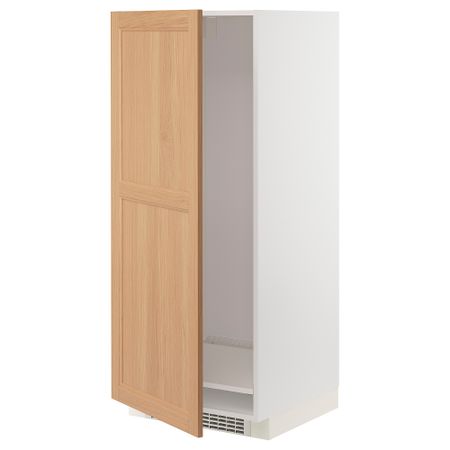Высокий шкаф для холодильник, морозильник, 60x60x140 см, белый IKEA METOD МЕТОД 094.389.21