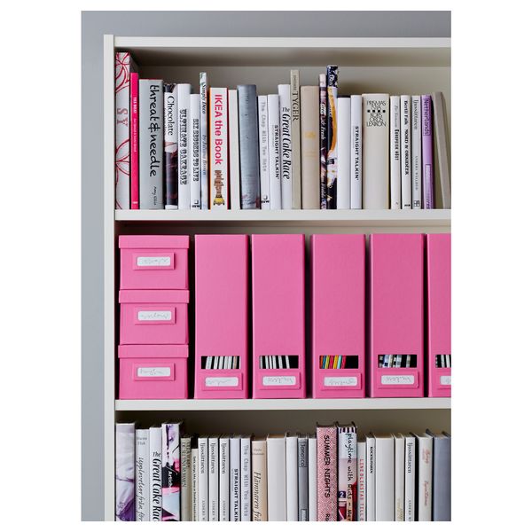 Коробка с крышкой ТЬЕНА, розовый (13x26x10 см) - схема-чертеж с размерами