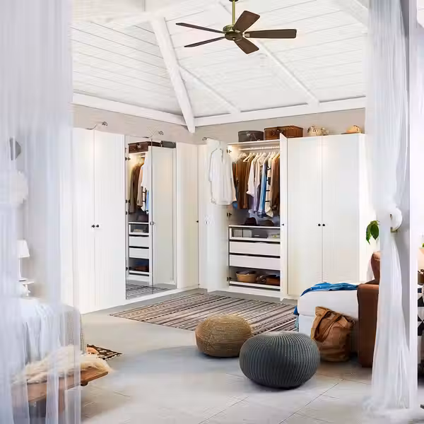 FORSAND Дверца с петлями - белый 50x195 см - фото 2