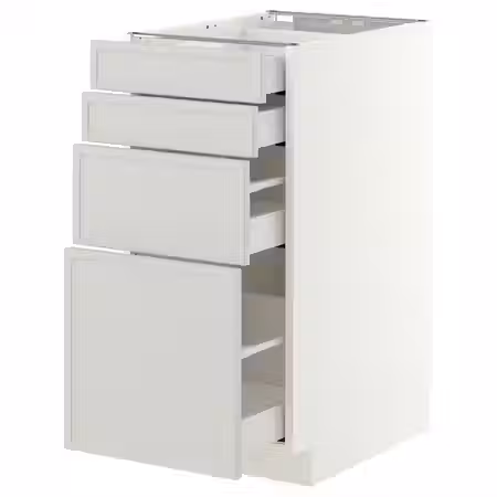 METOD / MAXIMERA Напольный шкаф 4 фасада/4 ящика