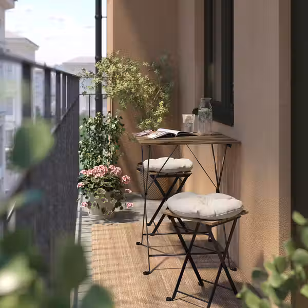 TÄRNÖ Садовый стол+2 табурета - схема-чертеж с размерами