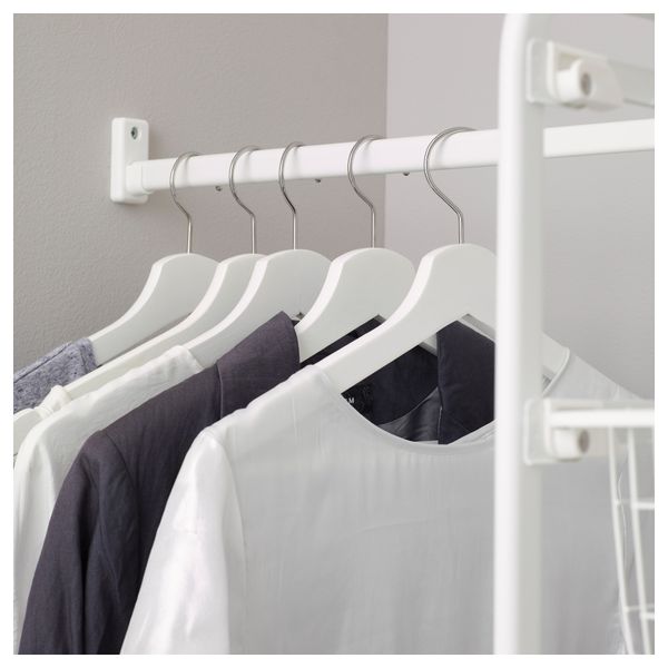 Рама, проволочные корзины, штанга АЛЬГОТ, белый (81-101x60x174 см) - фото 3