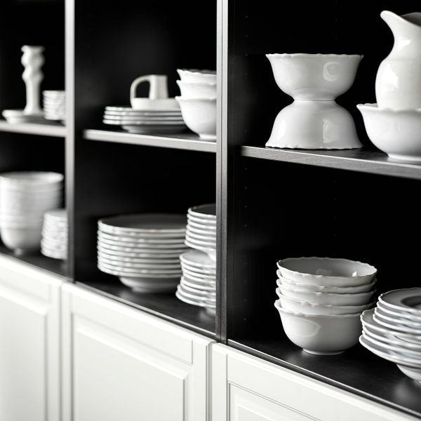 Комбинация для хранения, черно-коричневый/СМЕВИКЕН/КАББАРП белый 120x42x202 см IKEA BESTÅ БЕСТО 994.374.32 - фото 6