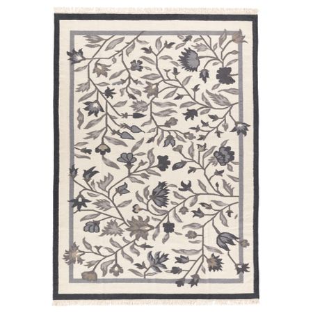 Ковер, безворсовый АЛЬВИНЕ, ручная работа серый (170x240 см)