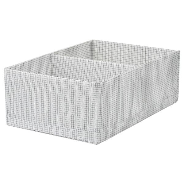 Ящик с отделениями, белый, серый 34x51x18 см IKEA СТУК 903.644.87 - фото 1