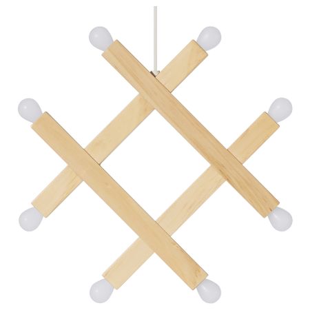 Подвесной светильник, светодиодный, с батарейным питанием, сосна, 25 см IKEA STRÅLA СТРОЛА 705.824.72