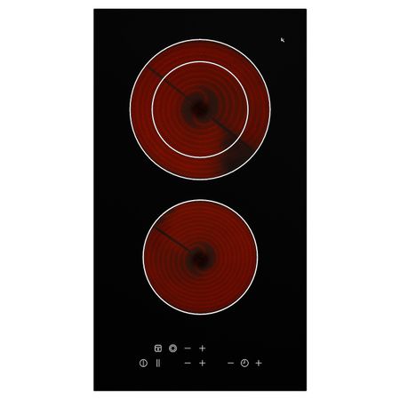 Стеклокерамическая панель "домино", черный, 29 см IKEA МЁЙЛИГ 502.371.37