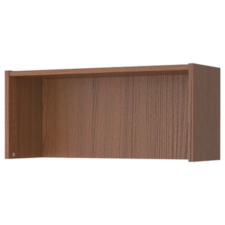 Верхняя полка, коричневый ясеневый шпон 80x28x35 см IKEA BILLY БИЛЛИ 203.842.57