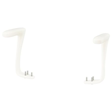 Комплект подлокотников 2шт, белый IKEA JÄRVFJÄLLET ЭРВФЬЕЛЛЕТ 804.294.32