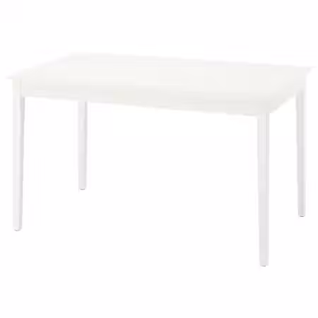 NÄSINGE НЭСИНГЕ Стол - белый 130x80 см