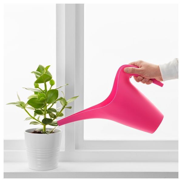 Лейка ИКЕА ПС 2002, розовый (1.2 л) - схема-чертеж с размерами